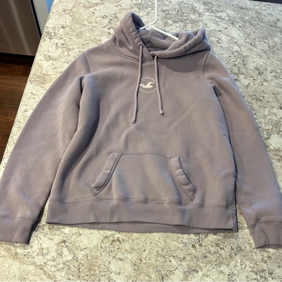 Hollister Hoodie Sweatshirt Purple Lilac Women’s Large - Picture 8 of 12